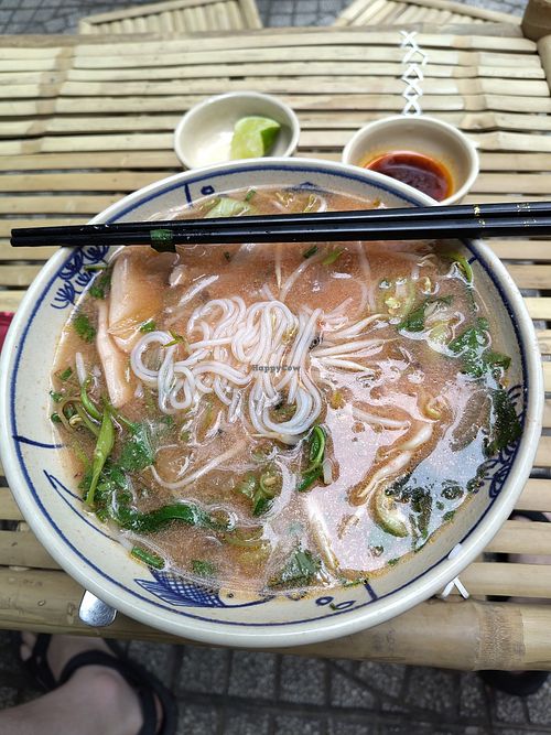 Bún Riêu at Ấm Vegetarian in Ho Chi Minh City