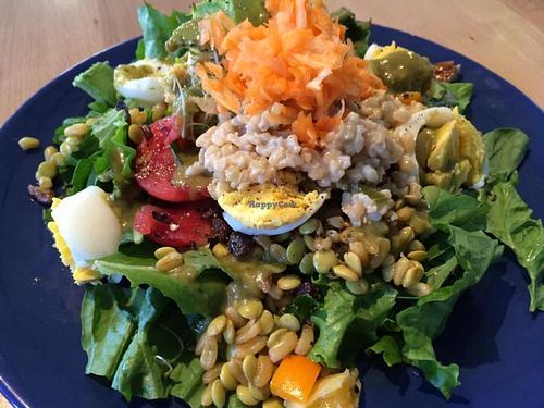 my creation  at Naked Sprout Juice Bar Cafe in Whistler