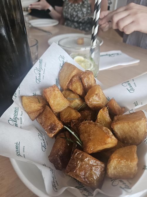 Fried potato’s   at Farm Vigano in Melbourne