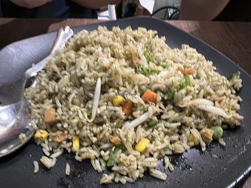 Xiang chun fried rice  at Zhenyi Veggie Place 真一素食坊 in Northeast Singapore