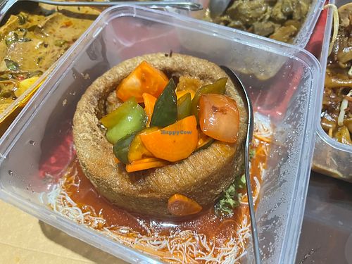 Yam ring- soggy even though sauce is separated. Still prefer more oyster based than tomato. 6/10  at Zhenyi Veggie Place 真一素食坊 in Northeast Singapore