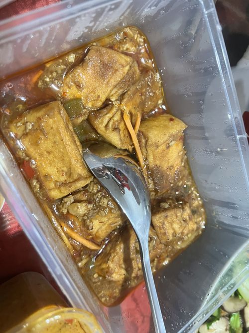 Hot plate tofu? 6/10  at Zhenyi Veggie Place 真一素食坊 in Northeast Singapore