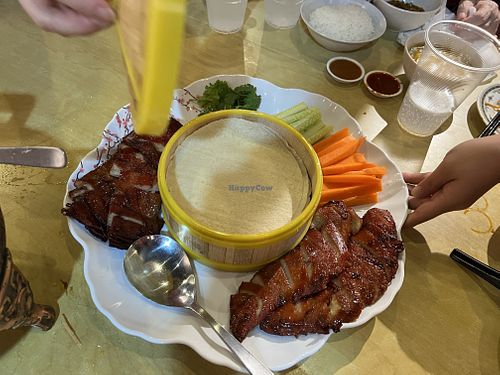 Reunion set - Peking duck set but does not come with  the sauce , feels like something is missing   at Zhenyi Veggie Place 真一素食坊 in Northeast Singapore