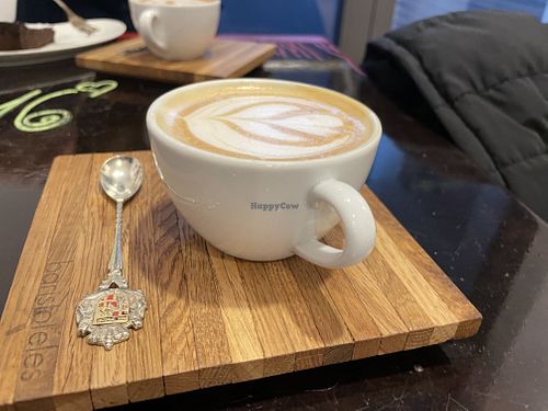 Cappuccino with oat milkk  at Baristoteles  in Bochum