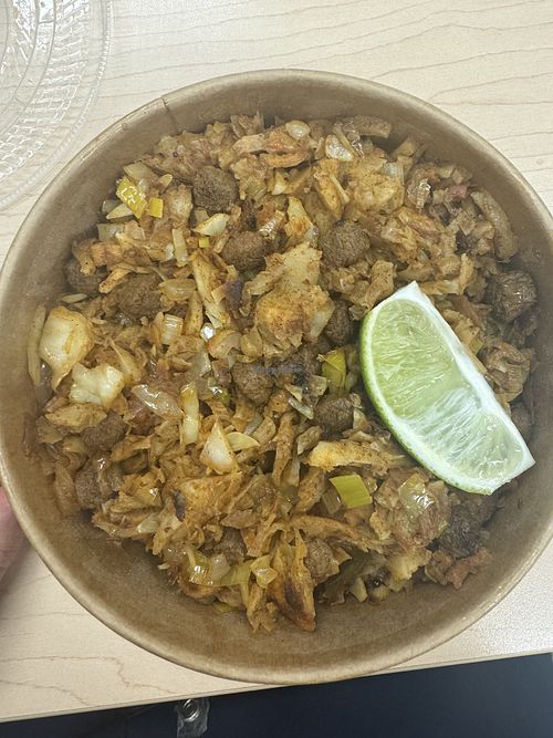 Vegan Classic Jaffna Kothu Roti  at Jaffna Street Food  in Toronto