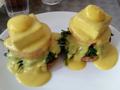 the benedict at Doug McNish Public Kitchen in Toronto
