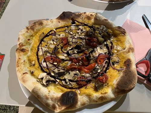 Pizza Veganina  at Chez Louisa in Fort-de-france