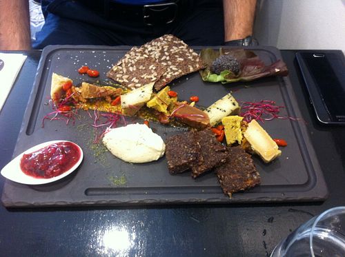 The amazing cheese platter. at 42 Degrés in Paris