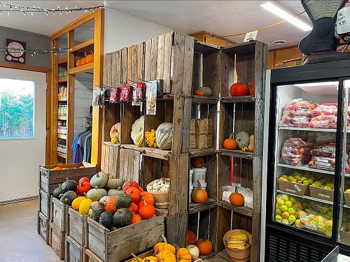 Store interior (produce/products change)  at La Fleur Du Pommier Ltee in Cocagne