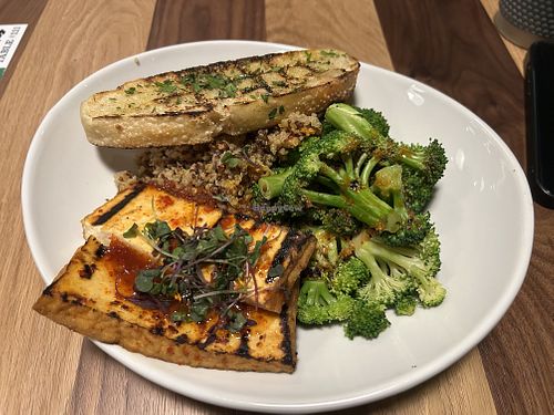 Chili glazed grilled tofu bowl - yummy!   at Urban Plates in Sacramento