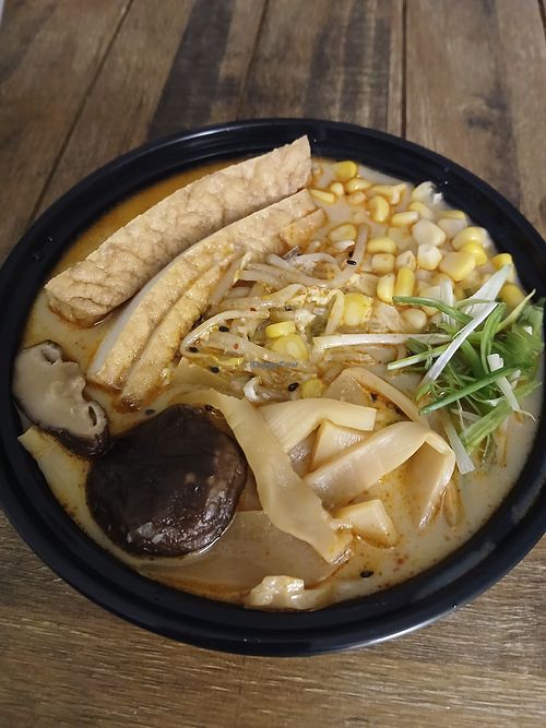 Spicy vegan ramen at Tada Ramen & Yakitori in Oakland