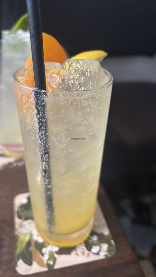 Apricot mimosa (mocktail)  at Toil & Trouble in Brunswick East