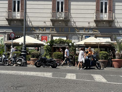 Outsidee  at Gran Caffè Gambrinus in Naples