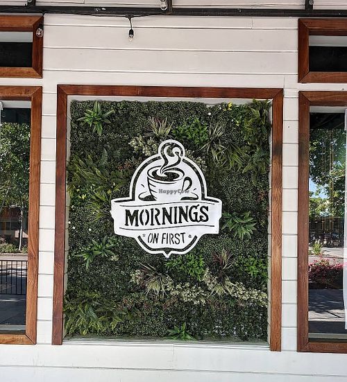 Outside at Mornings on First in Livermore