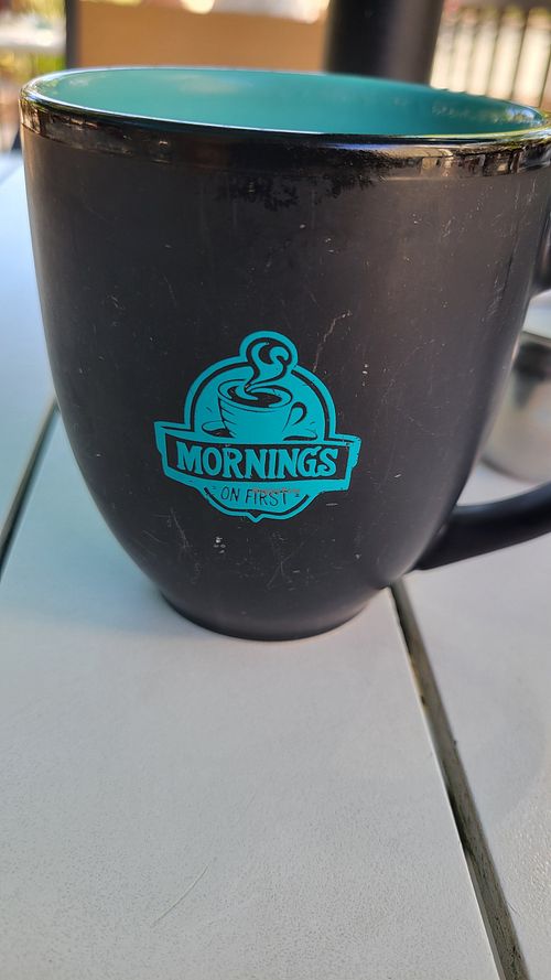 Brewed Coffee was delicious at Mornings on First in Livermore