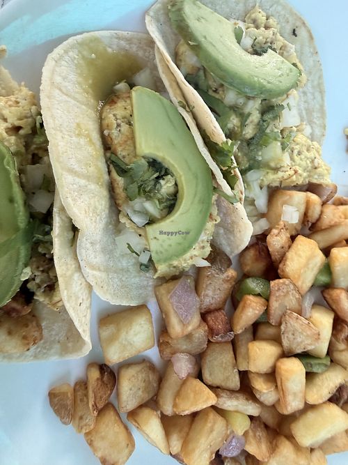Breakfast tacos   at Mornings on First in Livermore