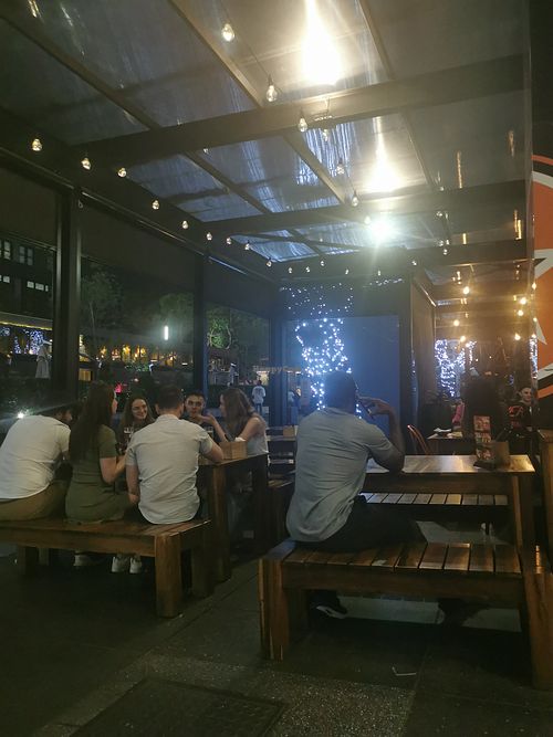 Outside area at RocoMamas - Rosebank in Johannesburg