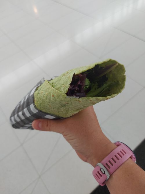 Falafel wrap at SYD - Veloce Cafe - T2 in Mascot
