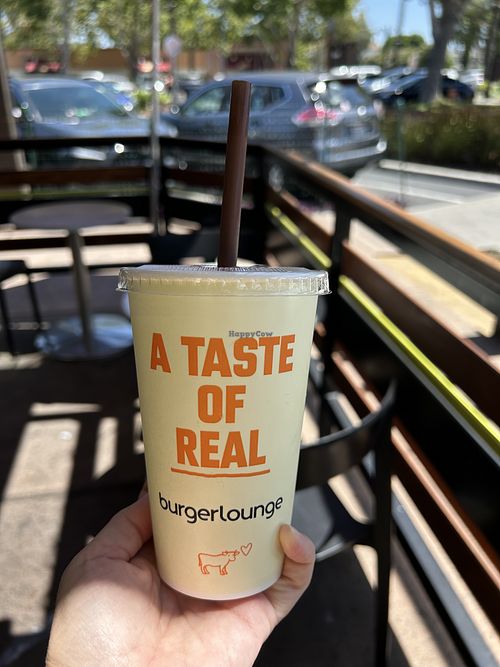 Vanilla dairy free shake   at Burger Lounge in Campbell