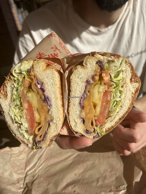 Pee Wee made vegan   at Ike's - Great Hills Market in Austin