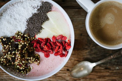 Smoothie Bowl at The Green Moustache - Lorimer Rd in Whistler