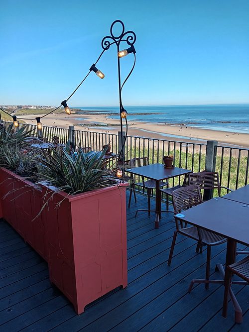 Views from outside at Durano Lounge in Tynemouth