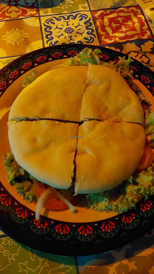 Beirute de falafel at Maktub Comida Arabe Artesanal in Joao Pessoa