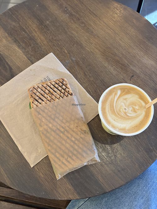 Avocado sandwich with vegan Pesto   at Joe & The Juice - Østre Stationsvej in Odense