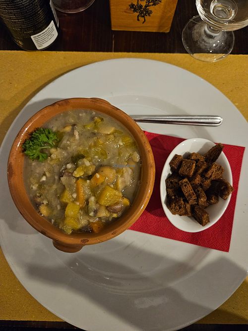 Zuppa del Crepuscolo at Taverna La Mandragola in Ferrara