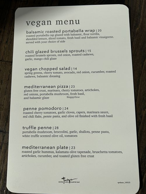   at Twigs Bistro and Martini Bar - River Park Square in Spokane