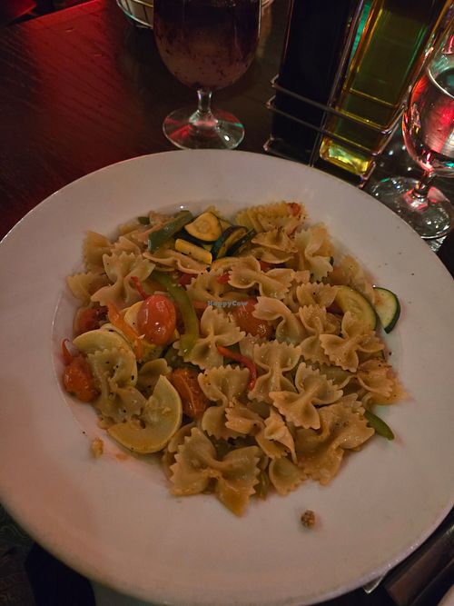 Pasta Primavera at The Inn at Death Valley Dining Room in Death Valley