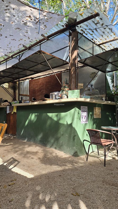 Cute open air space at Casa de Café y Té in Bacalar