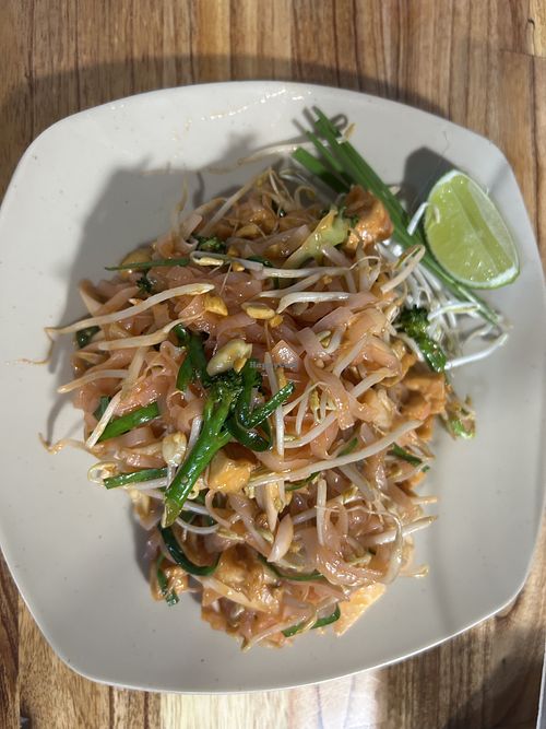 Vegan Tofu Pad Thai   at Chaleng Thai Food in Hue