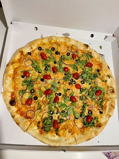 Vegan pizza  at Gala Pizza in Zvolen