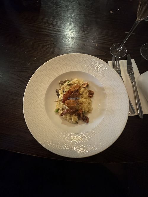 Salted mushroom risotto   at The Green House  in Sutton Coldfield