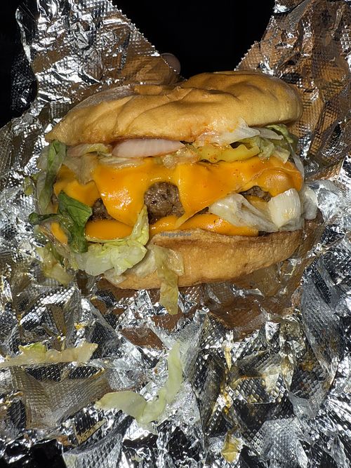 Double patty impossible burger   at THAT Burger Spot in Fayetteville