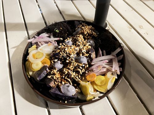 Okinawa sweet potatoes  at Kitoko Maui in Kihei