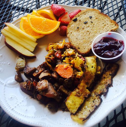 gardener's scramble at 24 Carrots in Tempe