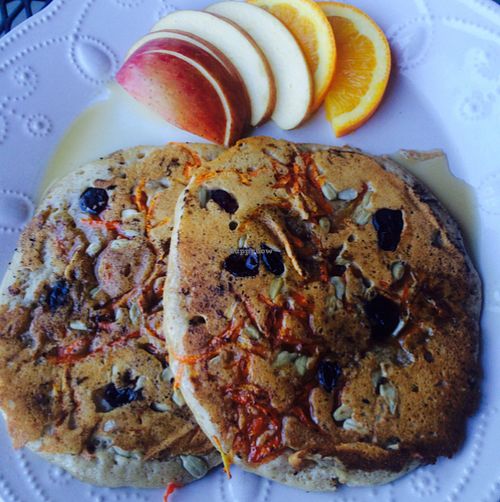 carrot cake pancakes at 24 Carrots in Tempe