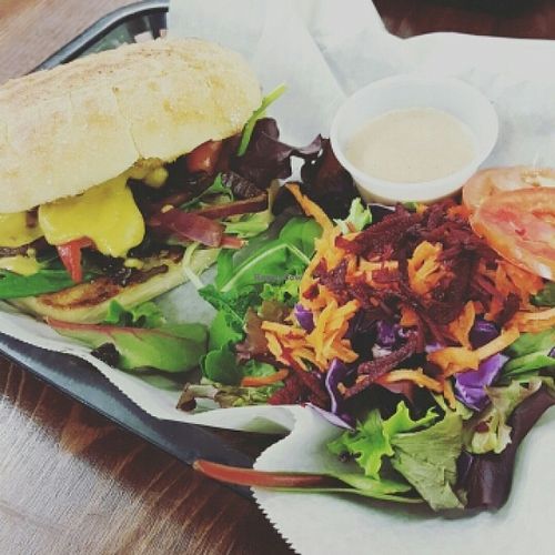 Portobello Cheez Steak at 24 Carrots in Tempe