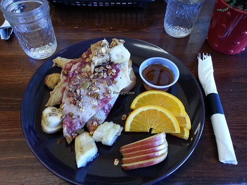 The 'My Favorite French Toast' on the breakfast menu at 24 Carrots in Tempe