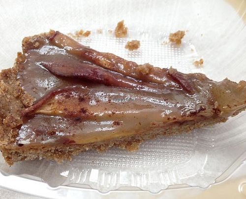 Pear Pudding tart (yummy, but not worth $6) at 24 Carrots in Tempe