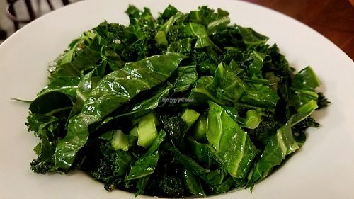 sauteed greens with garlic at 24 Carrots in Tempe