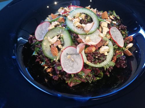 Beluga lentil salad at Pizza Trio in Mugla