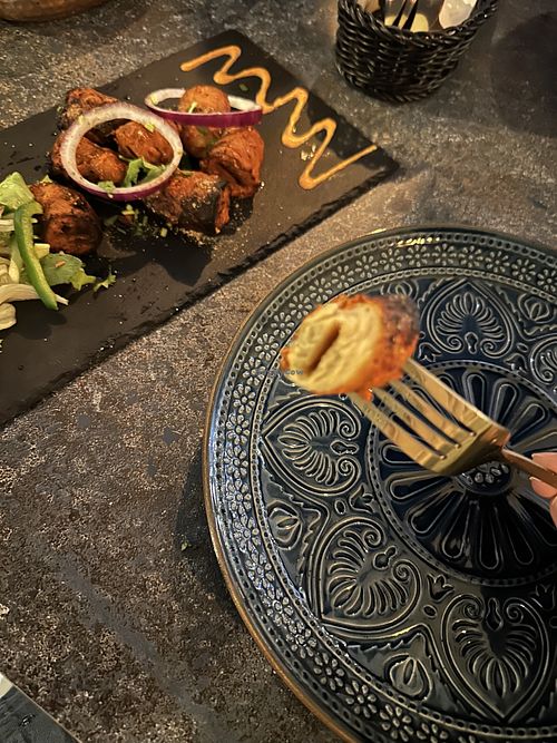 Tofu/soy tikkaa  at Indian Taste Zakopane in Zakopane