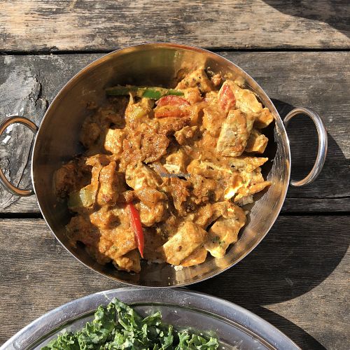 Chicken-less Tikka Masala Bowl at The Sudra - 28th Ave in Portland