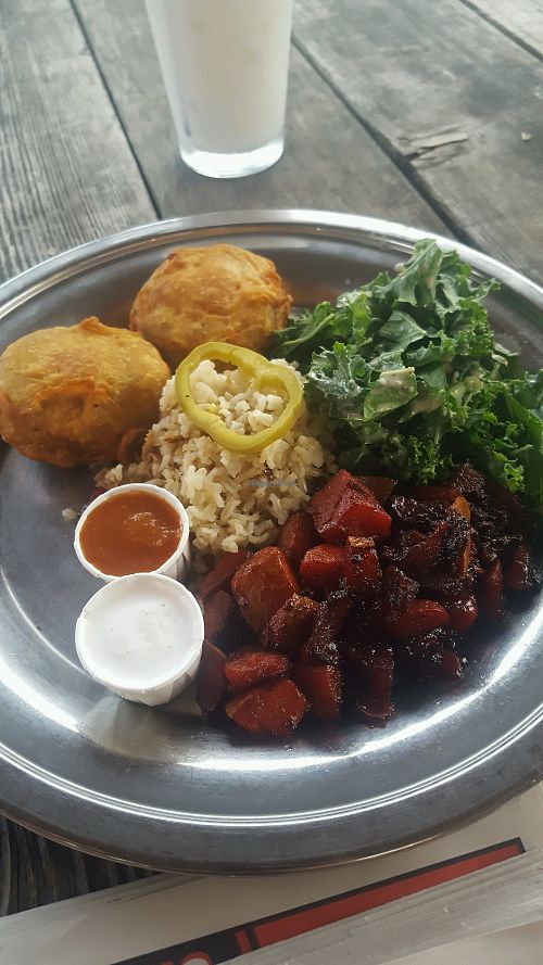 chickpea cutlets at The Sudra - 28th Ave in Portland