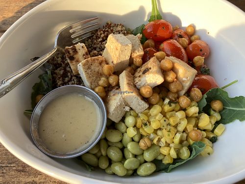 The vegan grain bowl  at The Boot Room  in Durham