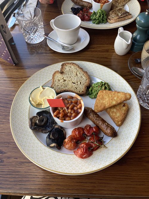 GF & vegan full english breakfast   at The Cosy Club in Cardiff