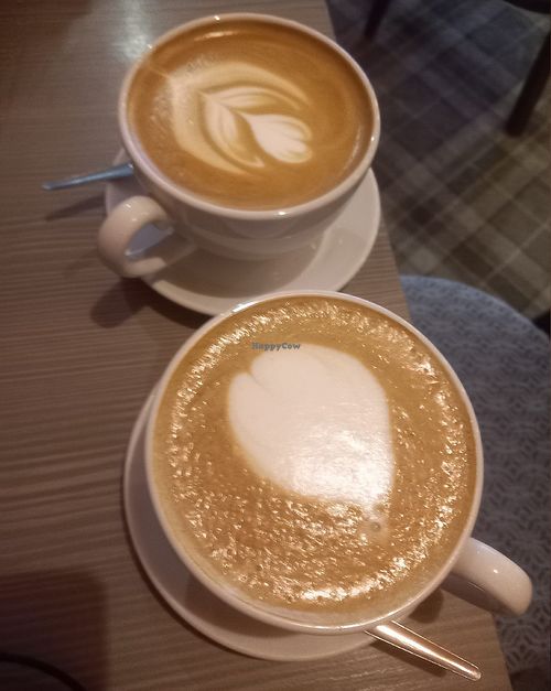 Coconut latte at Henry's Coffee House in Dundee